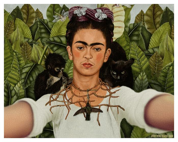 在没有手机的日子里艺术家如何自拍？