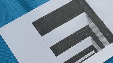 一张a4纸一张铅笔就能画出立体画,用一支铅笔就能画出来的立体画