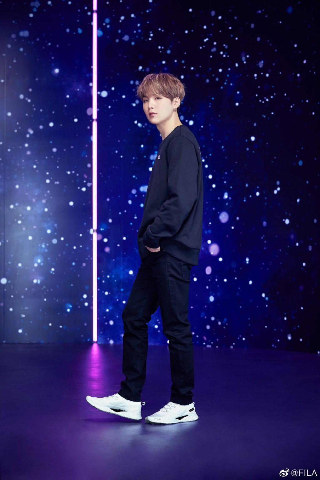 fila代言人防弹,防弹少年团最新宣传海报