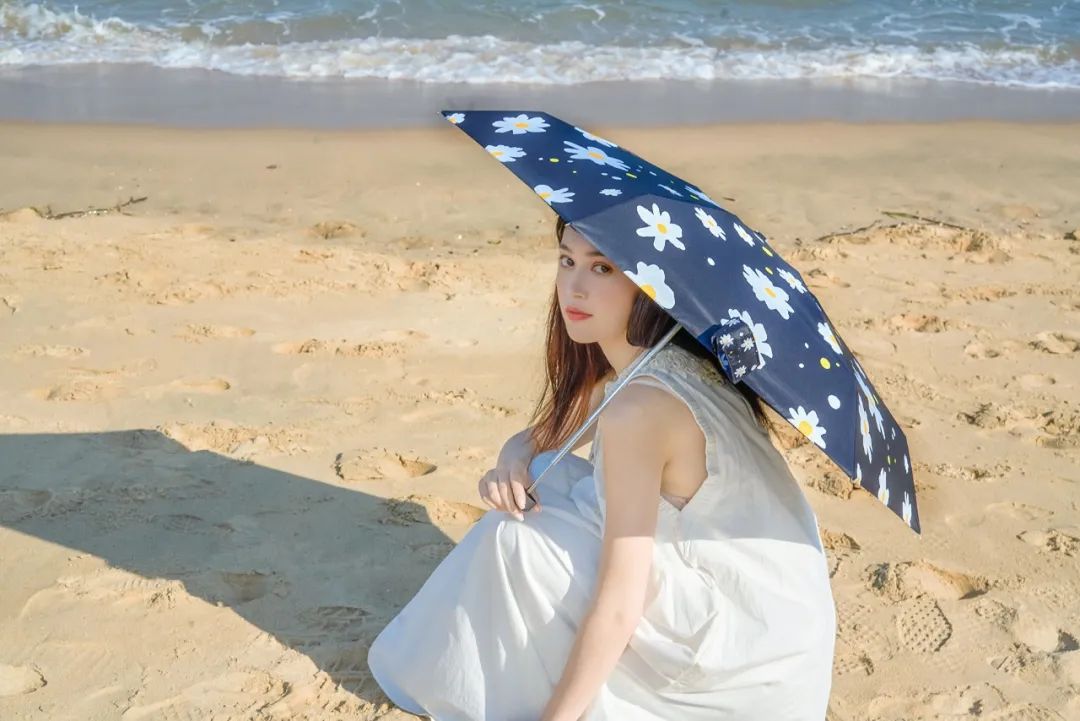 口袋防晒伞防紫外线推荐,日本防晒黑胶便携口袋伞100多元