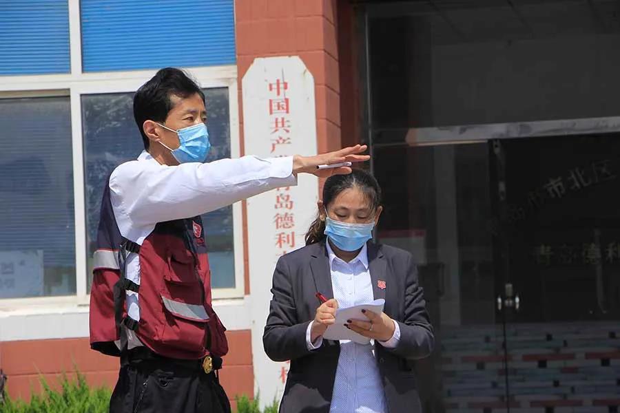 我校顺利通过学生返校督查验收,学校顺利通过核验