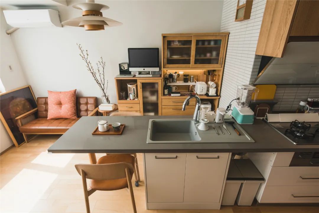 客餐一体设计小户型,客厨一体日式小户型