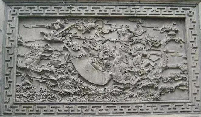 黄山苏式砖雕门楼,门楼苏式