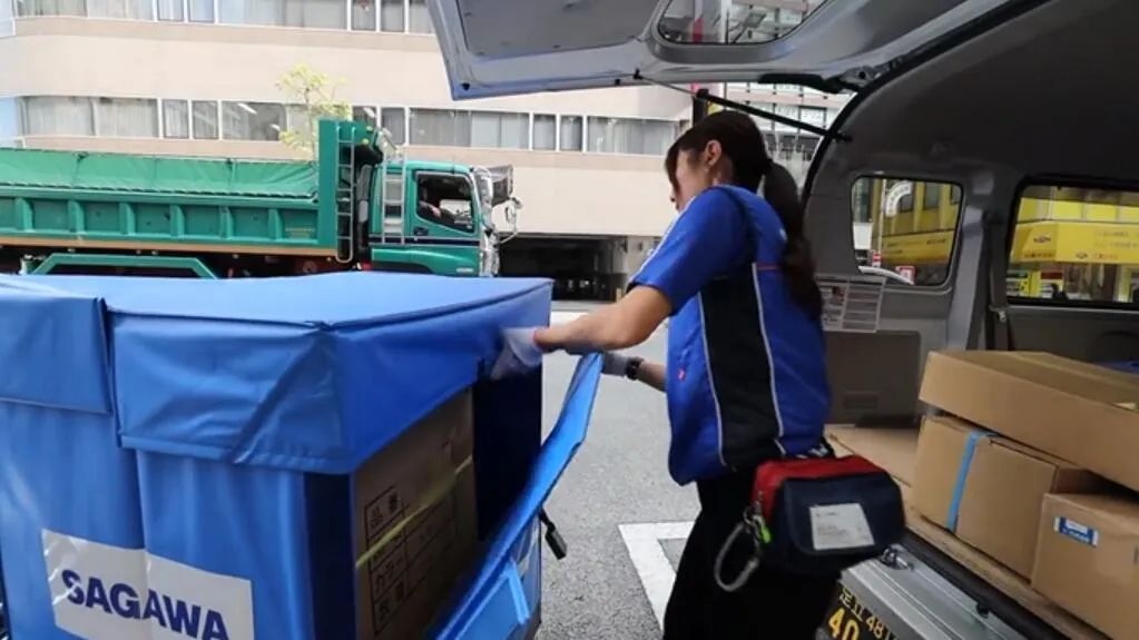 日本女快递员的一天过的有多潇洒,日本快递员的一天视频