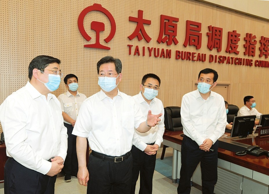 楼阳生在中央驻晋单位调研