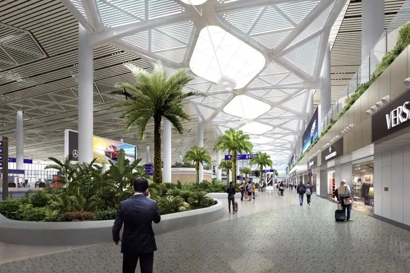 海口美兰国际机场参观,海口美兰国际机场海南印象