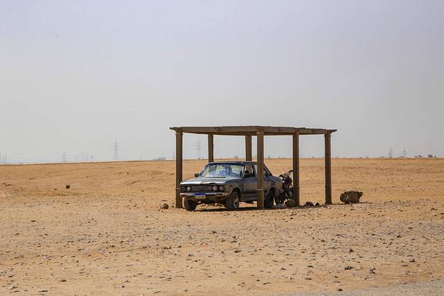 手绘埃及沙与海中的奇迹，我的流浪者之歌