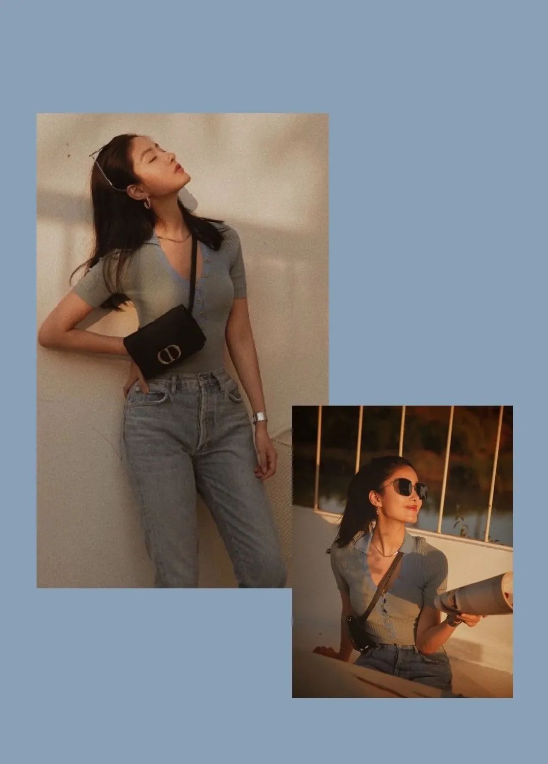 夏天可以穿针织吗,谁说夏季不能穿套装