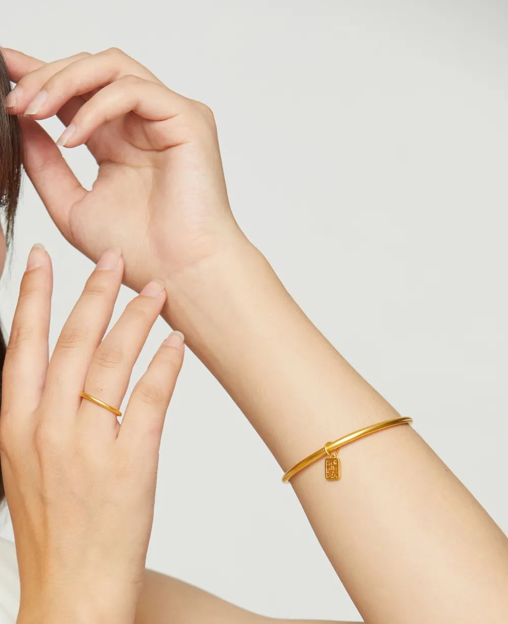 古法黄金手链珐琅彩,乾隆黄金手链