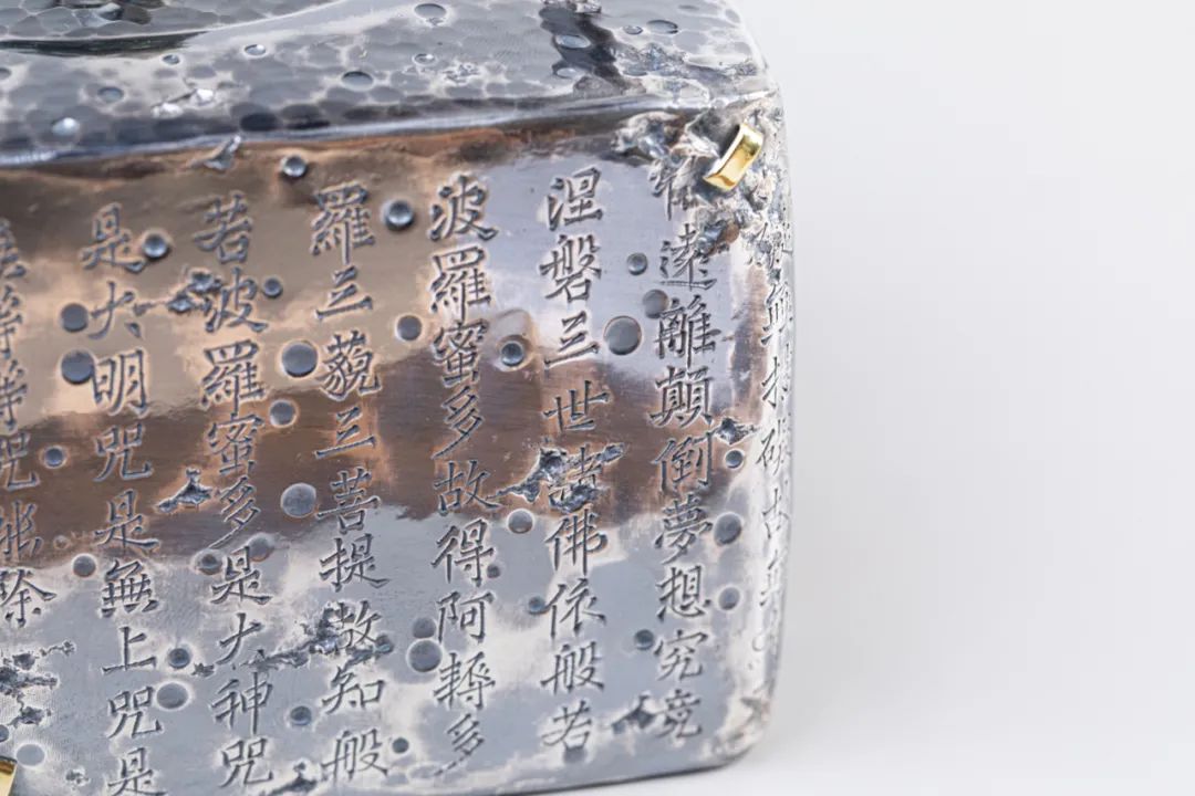 纯银嵌金荷花银壶纯手工泡茶银壶,纯银复古银壶