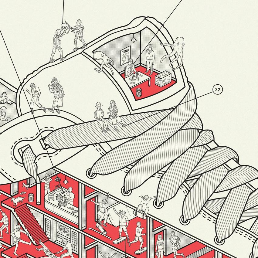 nike解构设计理念,nike经典球鞋