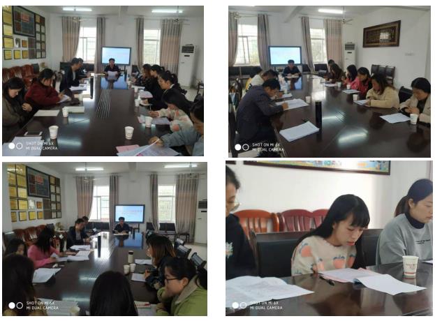 同心协力坚定信心 砥砺奋进——蛟塘中心小学举行六年级期中检测质量分析研讨会