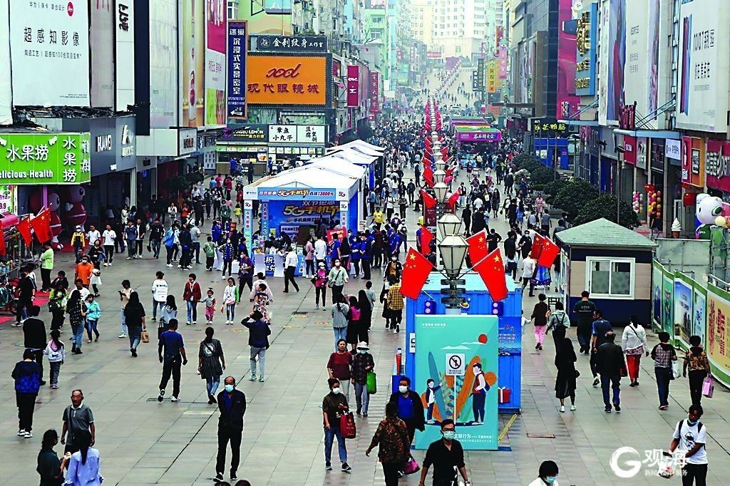 青岛商圈步行街,台东步行街青岛最繁华的商业街