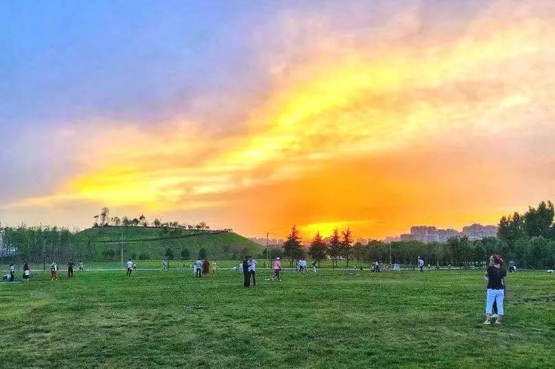 杜邑公园雪景,杜邑遗址公园6月风景