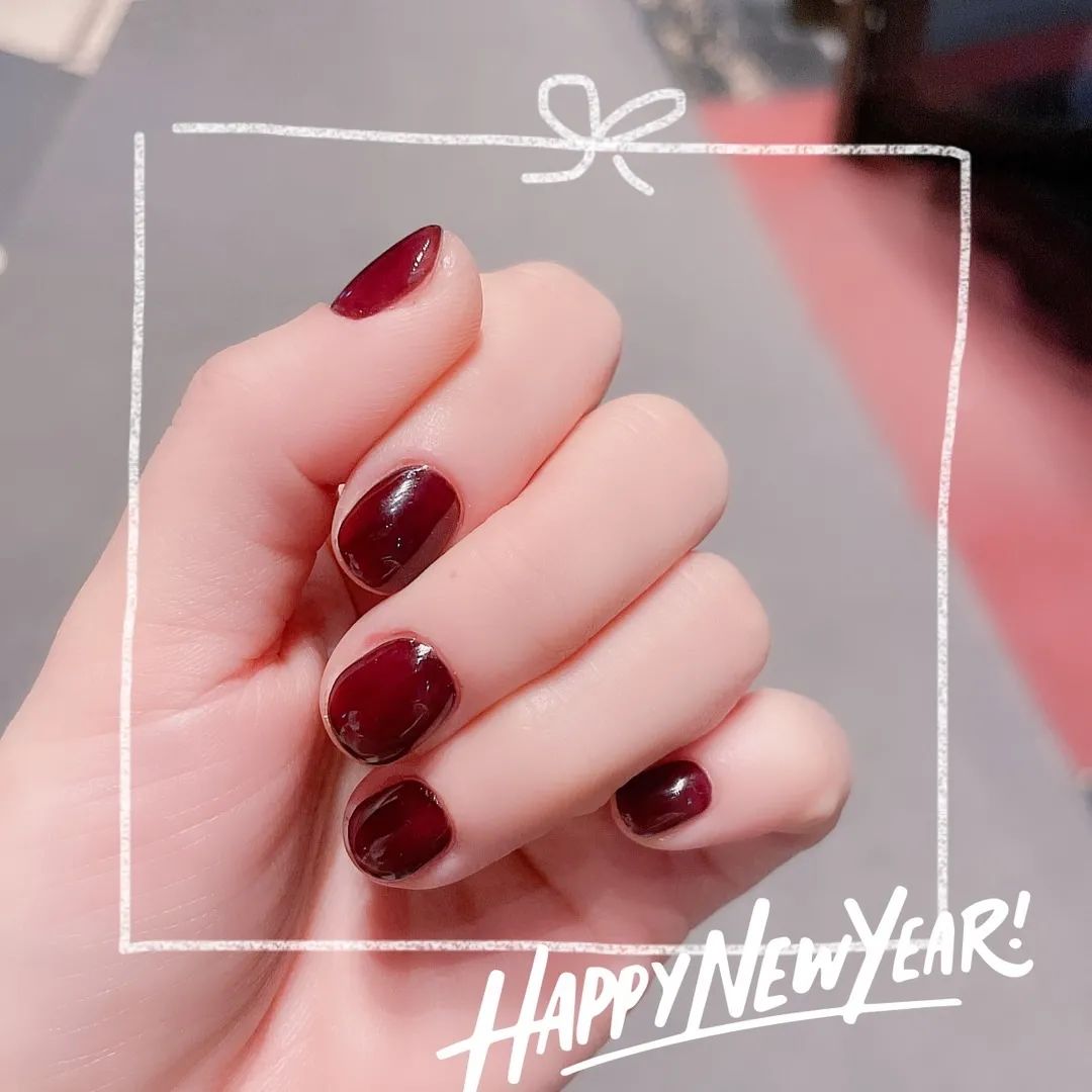 简单款美甲显手白高贵冬天,这100款秋冬美甲也太好看了吧