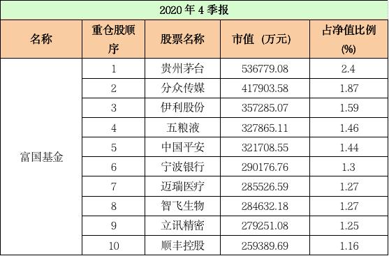 最新十大基金重仓股,重仓股大洗牌顶流基金公司