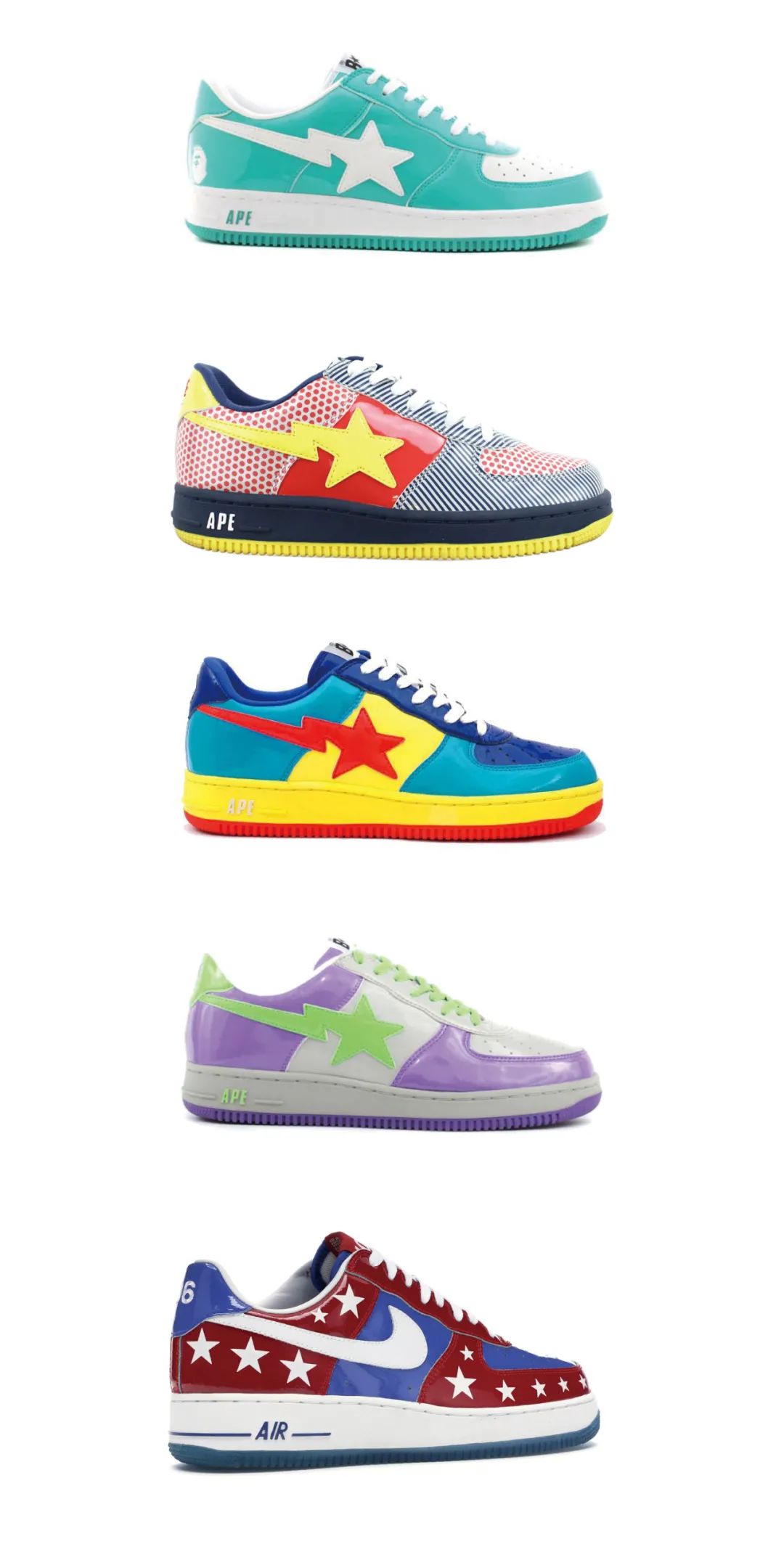 新款bape sta (bapesta翻新)