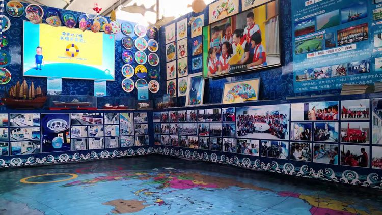 科达小学海洋意识教育在全省“向海而生”蓝色海洋教育活动中进行成果展示