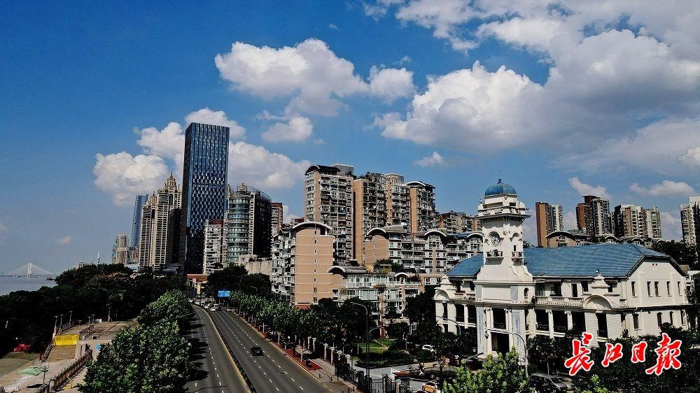 武汉上空飞机看武汉,看武汉高楼的地方