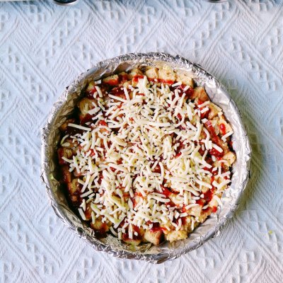 快手披萨吐司片的做法步骤,懒人爱做快手吐司披萨的做法