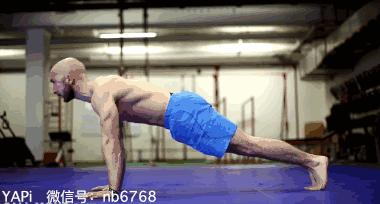 最简单的俯卧撑健身动作,简单有效俯卧撑练下胸