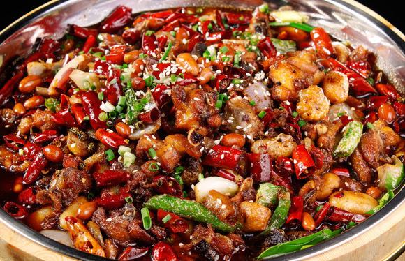 干锅兔下酒,干锅兔香辣正宗做法