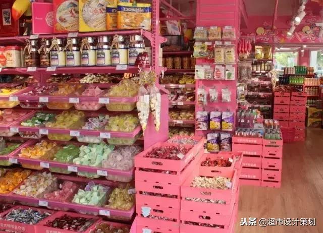 超市食品陈列摆放效果图,超市休闲食品创意陈列图片