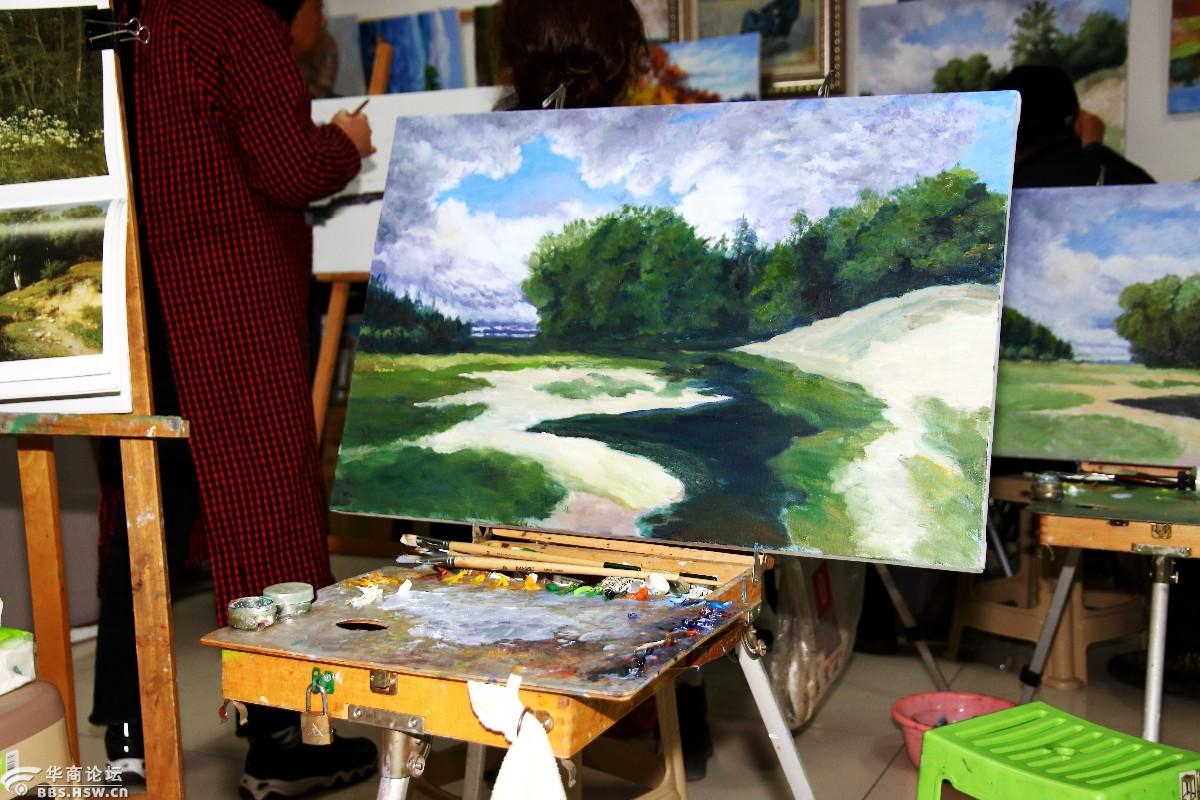 叶君川和他的老年油画班