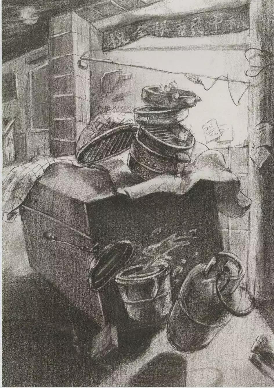 清华设计素描高清图,清华设计速写高分卷