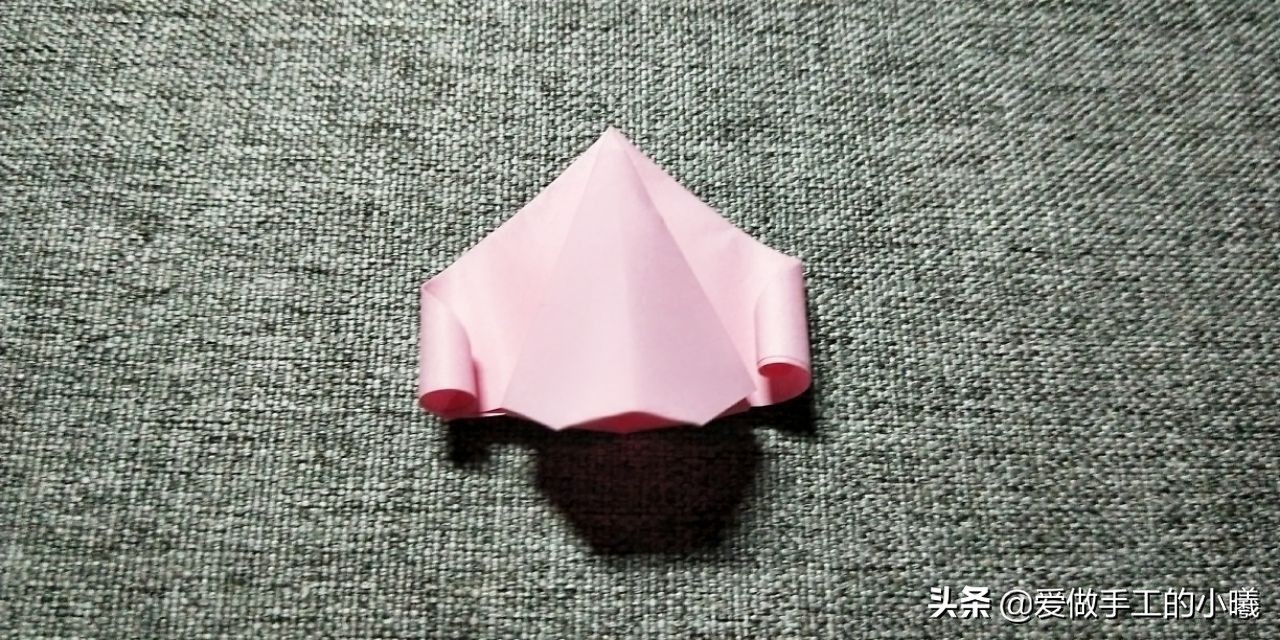 立体花怎么折简单又漂亮,手工折花最简单的五瓣花