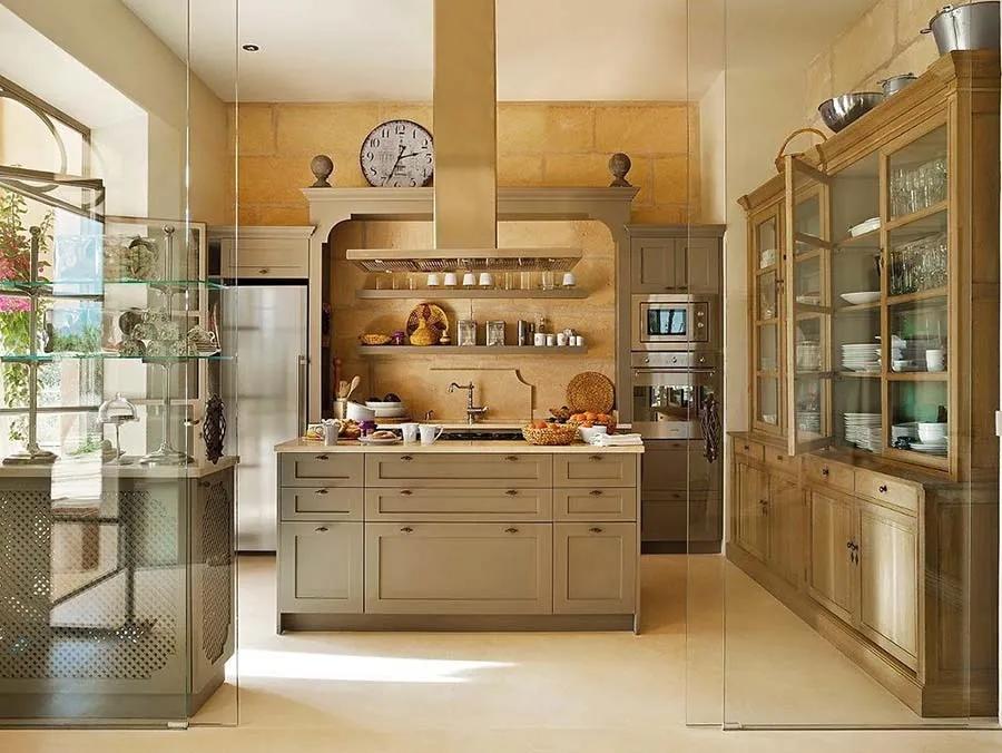 开放式厨房三联动玻璃门,开放式厨房加装玻璃门