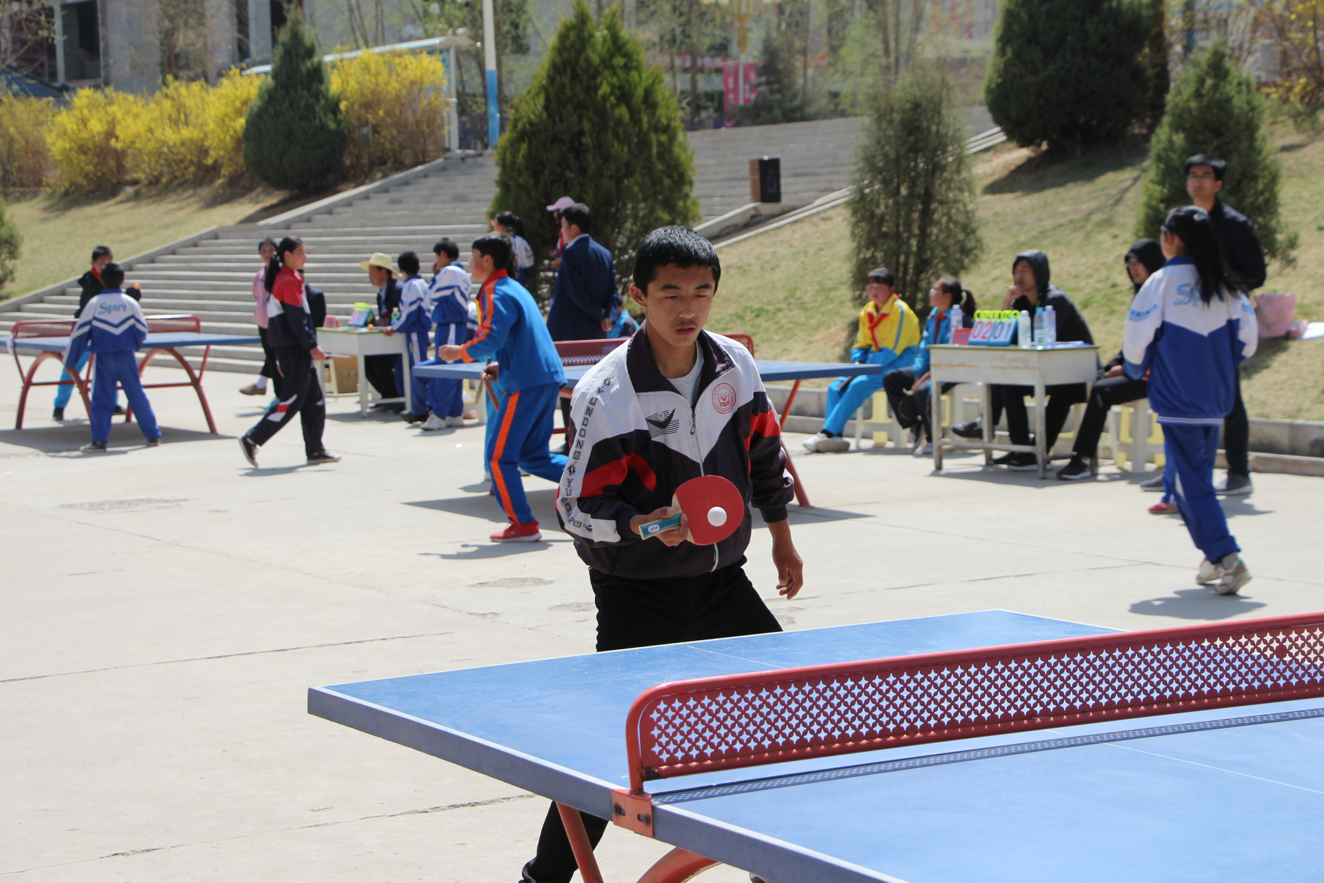 和政县举办中小学生乒乓球、一分钟跳绳比赛