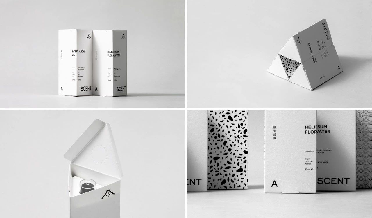 香氛精油包装设计,护发精油包装盒设计创意