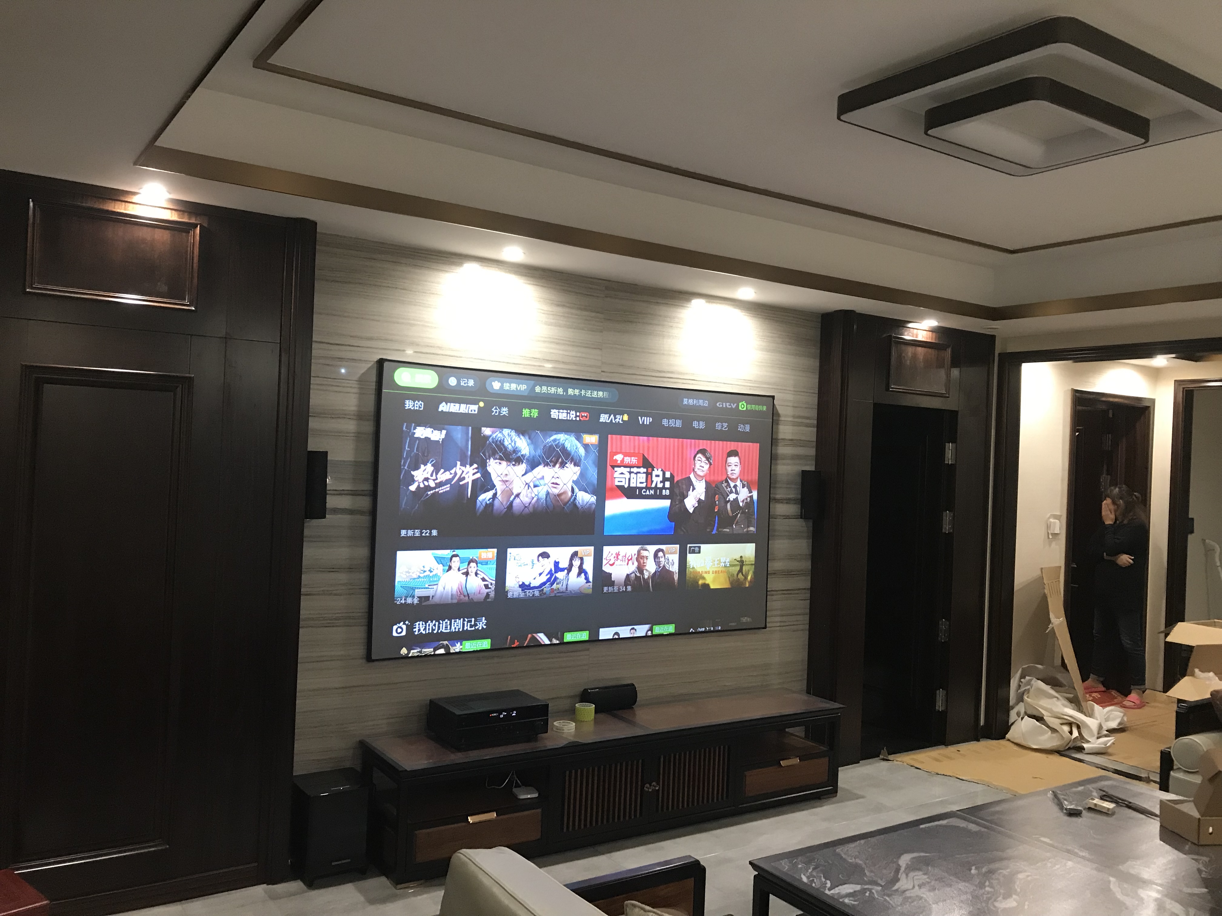 家庭影院嵌入式音响案例,家庭卫星影院5.1音响推荐