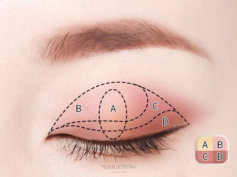 眼影的画法新手简单自然,眼线眼影的画法新手教程