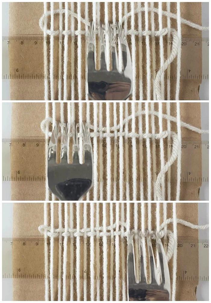 毛线装饰编织教程全过程,毛线编织小饰品简单入门教程