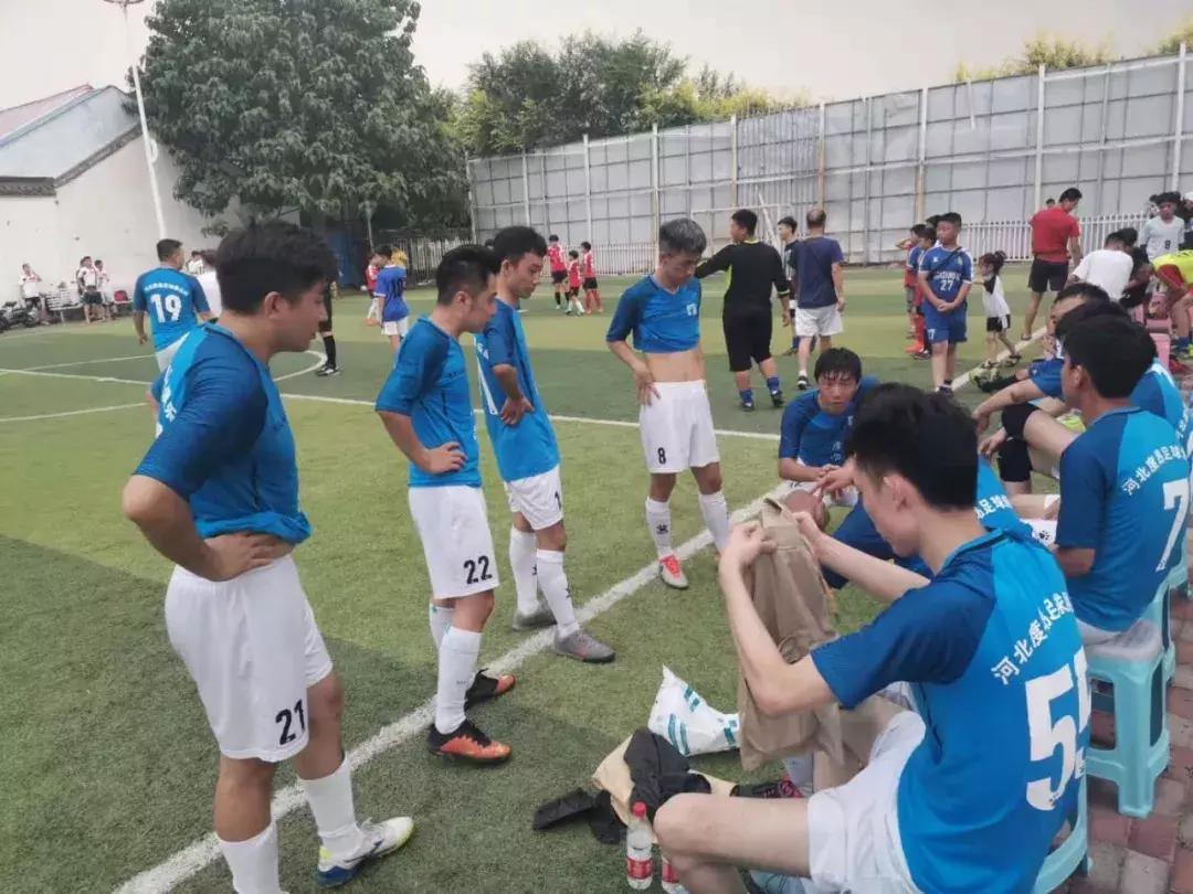 河北度昂和曲周晨光的足球友谊赛