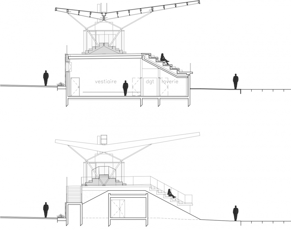 PhilippeMahut体育场看台，法国