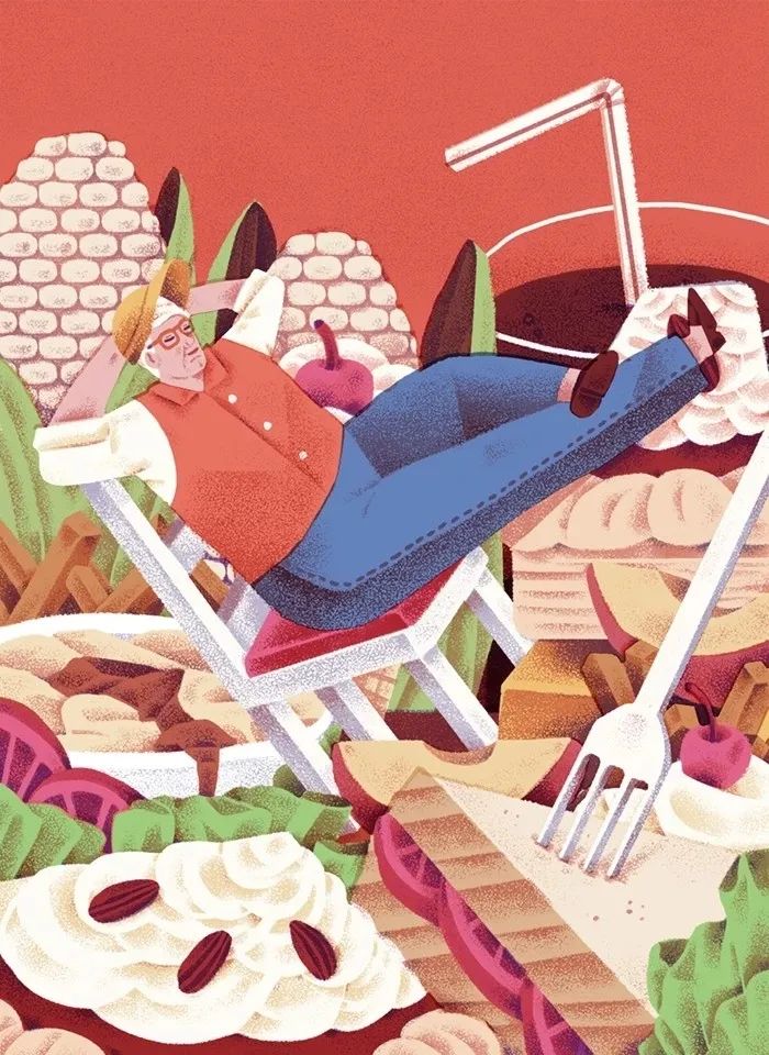 精妙的细节和色彩插画,插画作品想象力是最吸引人的色彩