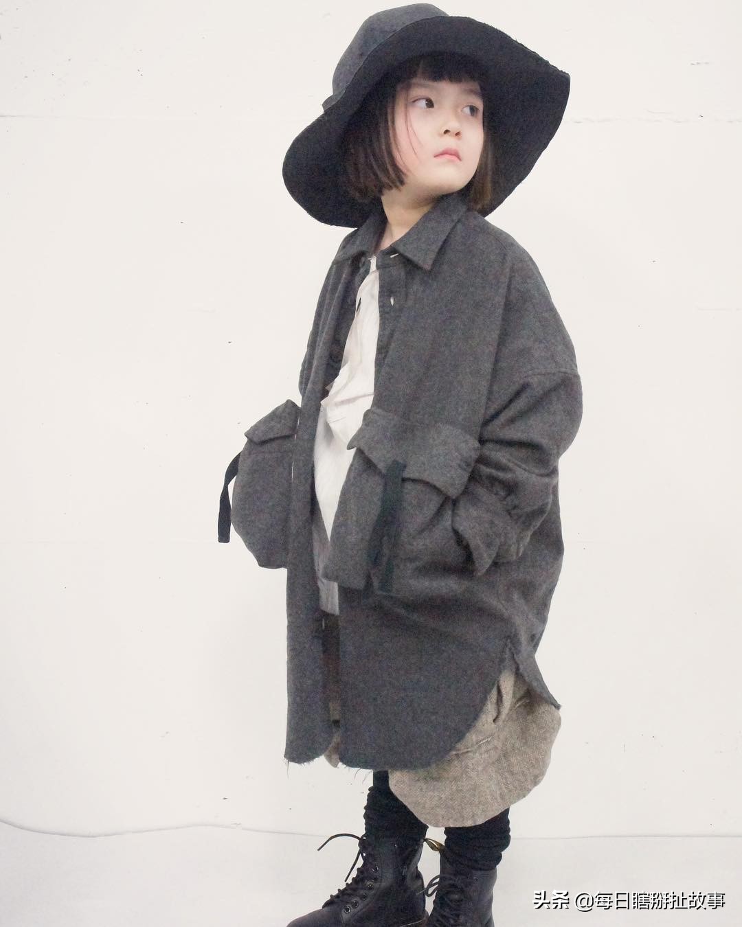 日系的童话少女，童装的盐系，大地色系的时尚打开方式