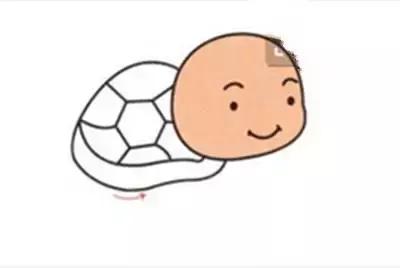 儿童画小乌龟简笔画视频,创意小乌龟儿童画图文