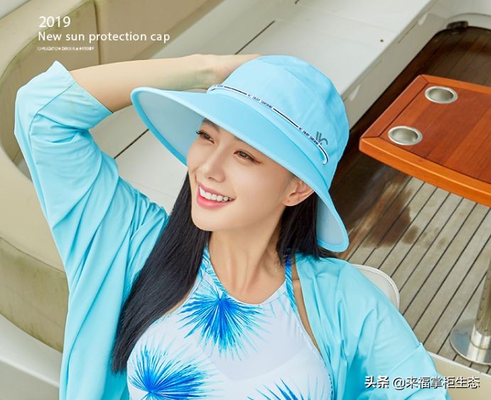 防100%紫外线帽子携带,方便携带遮阳帽防紫外线