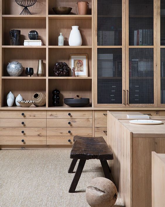 好看的书柜款式,13款高颜值书柜配色