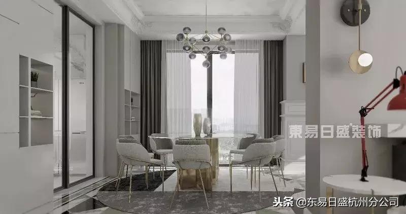 意式轻奢风50万预算,500平意式轻奢风