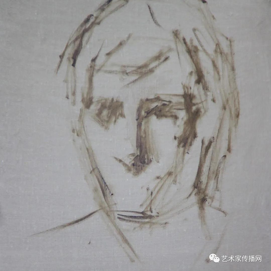 美国写实油画大师作品欣赏,写实油画中国女肖像脸部调色技巧