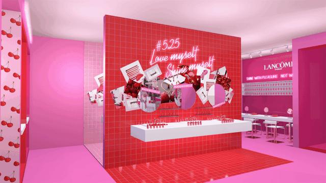 兰蔻菁纯小姐限时美妆店｜打卡圣地