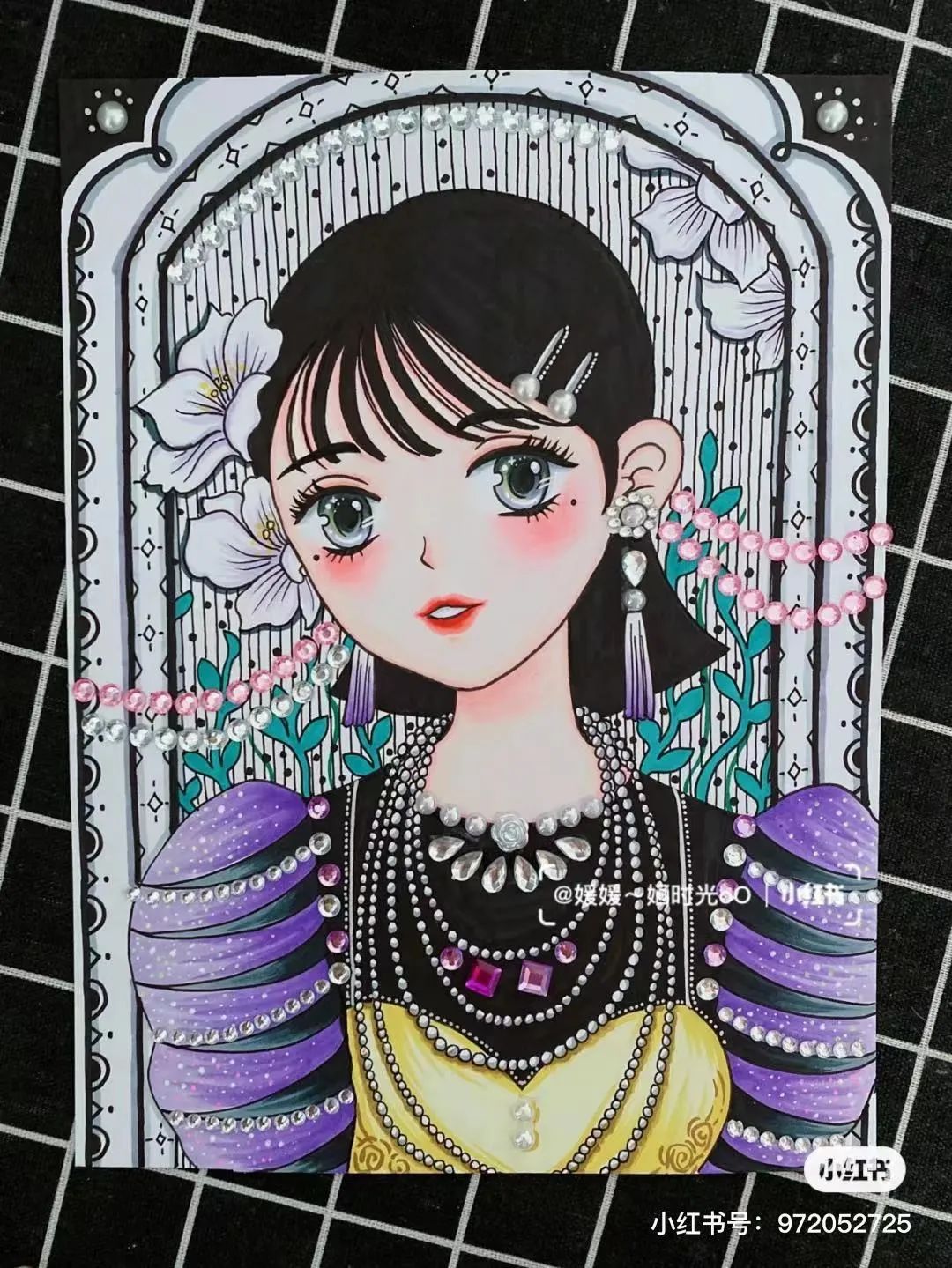 色彩装饰画简单好看马克笔,色彩对比强烈的马克笔装饰画