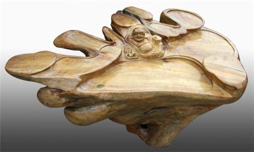 根雕茶几制作,最简单的根雕茶几制作全过程