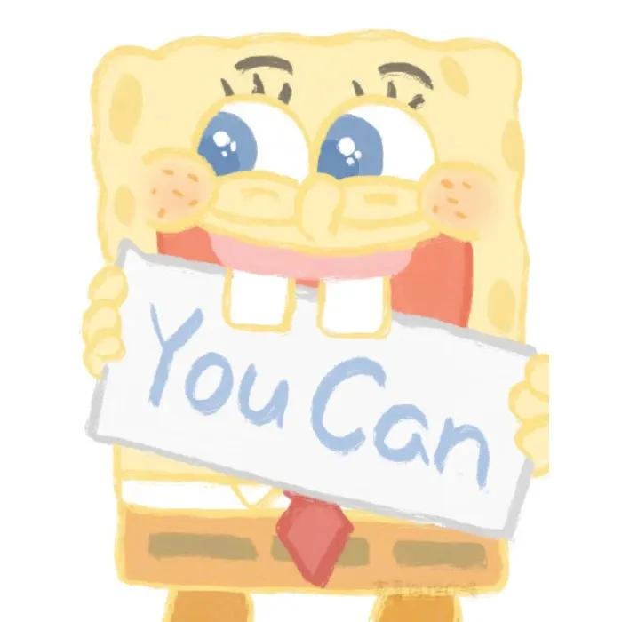 海绵宝宝和派大星的可爱头像,海绵宝宝头像超萌可爱小红书