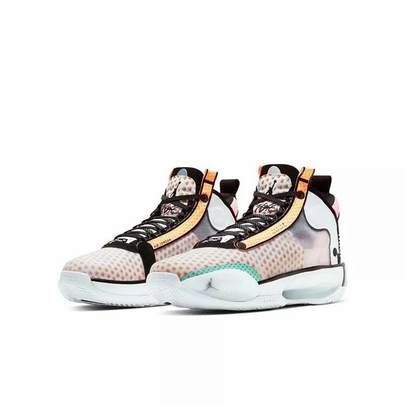 郭艾伦大童球鞋aj35,aj34郭艾伦糖果配色上脚